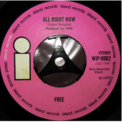 Free All Right Now Vinyl 7" USED