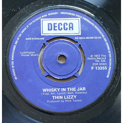Thin Lizzy Whisky In The Jar / Black Boys On The Corner Vinyl 7" USED