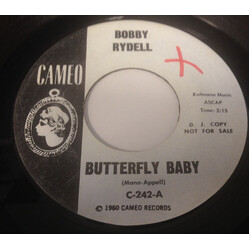 Bobby Rydell Butterfly Baby Vinyl 7" USED