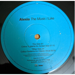 Alexia The Music I Like USED VINYL 12INCH PROMO 33 S RPM