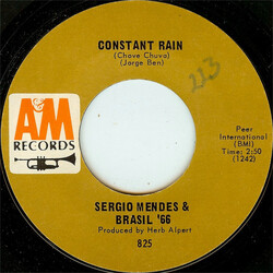 Sérgio Mendes & Brasil '66 Constant Rain = Chove Chuva Vinyl 7" USED