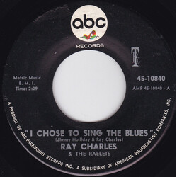 Ray Charles I Chose To Sing The Blues / Hopelessly Vinyl 7" USED