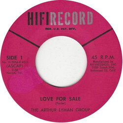 The Arthur Lyman Group Love For Sale Vinyl 7" USED