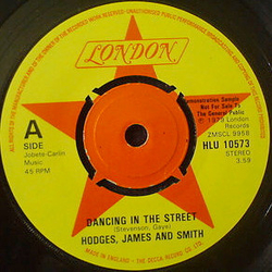 Hodges, James And Smith Dancing In The Street Vinyl 7" USED