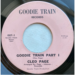 Cleo Page Goodie Train Vinyl 7" USED
