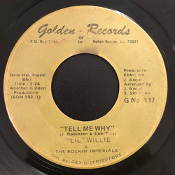 "Lil" Willie And The Rockin' Imperials Tell Me Why Vinyl 7" USED
