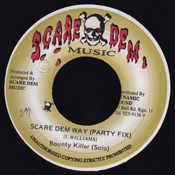 Bounty Killer Scare Dem Way Vinyl 7" USED