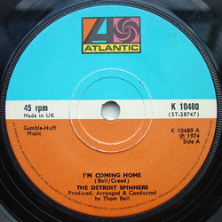 Spinners I'm Coming Home Vinyl 7" USED