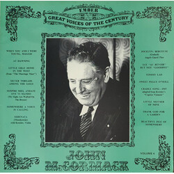 John McCormack (2) Volume 4 Vinyl LP USED