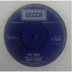 Savoy Brown Tell Mama Vinyl 7" USED