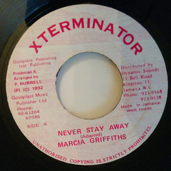 Marcia Griffiths Never Stay Away Vinyl 7" USED
