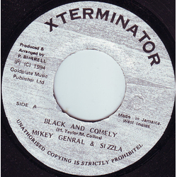 Mikey General / Sizzla Black And Comely Vinyl 7" USED