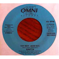 Sinitta Toy Boy USED VINYL 7INCH 45 RPM SINGLE PROMO