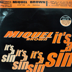 Miquel Brown It's A Sin Vinyl 12" USED