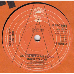 Air Traffic Control Gotta Get A Message Back To You Vinyl 7" USED