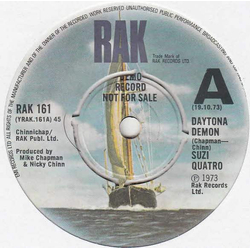 Suzi Quatro Daytona Demon Vinyl 7" USED