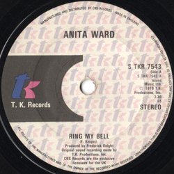 Anita Ward Ring My Bell Vinyl 7" USED