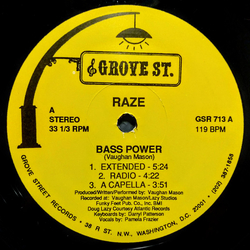 Raze Bass Power Vinyl 12" USED