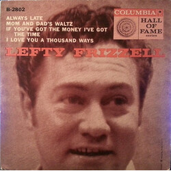 Lefty Frizzell Lefty Frizzell Vinyl 7" USED