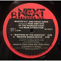 Master O.C. / Krazy Eddie / The Great Peso / Tito (3) / The Main Attraction Masters Of The Scratch Vinyl 12" USED