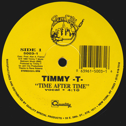 Timmy T Time After Time Vinyl 12" USED