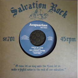 Rev. Harvey Gates Price Of Love / It's Hard To Live In This Old World Vinyl 7" USED