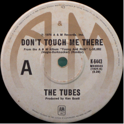 The Tubes Don't Touch Me There Vinyl 7" USED