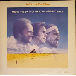 Merle Haggard / George Jones (2) / Willie Nelson Walking The Line Vinyl LP USED
