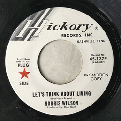 Norro Wilson Let's Think About Living / Oh, Lonesome Me USED VINYL 7INCH 45 RPM PROMO