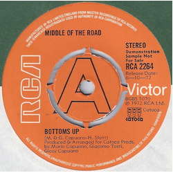 Middle Of The Road Bottoms Up Vinyl 7" USED