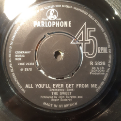 The Sweet All You'll Ever Get From Me / The Juicer Vinyl 7" USED