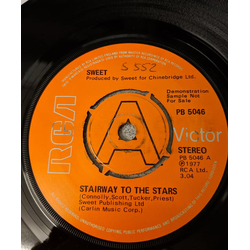 The Sweet Stairway To The Stars Vinyl 7" USED