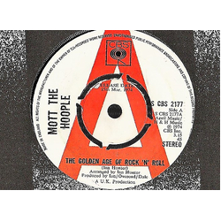 Mott The Hoople The Golden Age Of Rock 'N' Roll Vinyl 7" USED