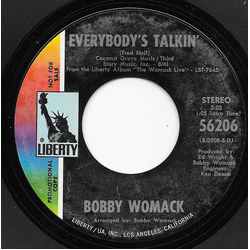 Bobby Womack Everybody's Talkin' Vinyl 7" USED