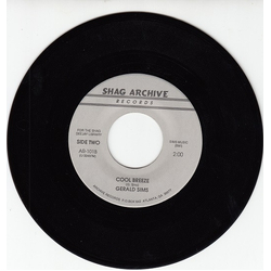 Gerald Sims / Tony Middleton Cool Breeze / Sweet Baby Of Mine Vinyl 7" USED