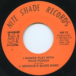 J. Monque'd Blues Band Ain't Evil No More / I Wanna Play With Your Poodle Vinyl 7" USED