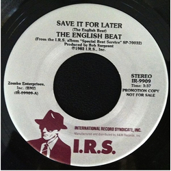 The Beat (2) Save It For Later Vinyl 7" USED