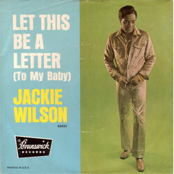Jackie Wilson Let This Be A Letter / Didn't I Vinyl 7" USED