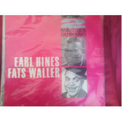 Earl Hines / Fats Waller 2 Maitres du Piano Vinyl LP USED