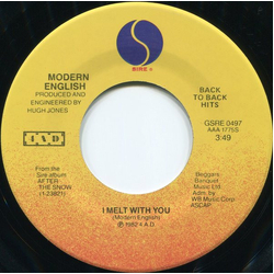 Modern English I Melt With You / Hands Across The Sea Vinyl 7" USED
