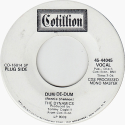 The Dynamics Dum-De-Dum Vinyl 7" USED