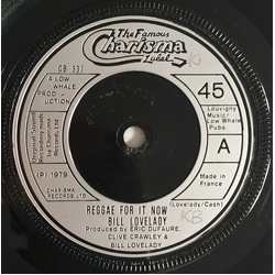 Bill Lovelady Reggae For It Now Vinyl 7" USED