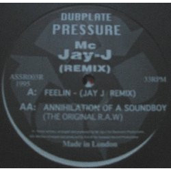 R.A.W (2) / The Original RAW Feelin (Mc Jay-J Remix) / Annihilation Of A Soundboy Vinyl 12" USED
