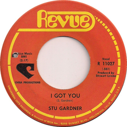 Stu Gardner I Got You / 634-5789 Vinyl 7" USED