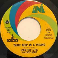 John Fred & His Playboy Band Three Deep In A Feeling Vinyl 7" USED