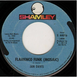 Jan Davis Flamenco Funk (Mosaic) / Hornets Nest Vinyl 7" USED