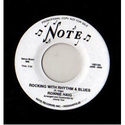 Ronnie Haig Rocking With Rhythm & Blues Vinyl 7" USED