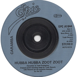 Caramba Hubba Hubba Zoot Zoot Vinyl 7" USED