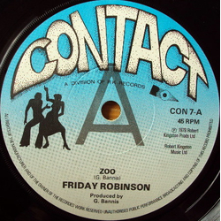 Friday Robinson Zoo Vinyl 7" USED