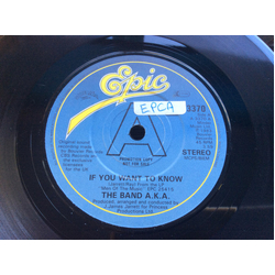 Band AKA If You Want To Know Vinyl 7" USED